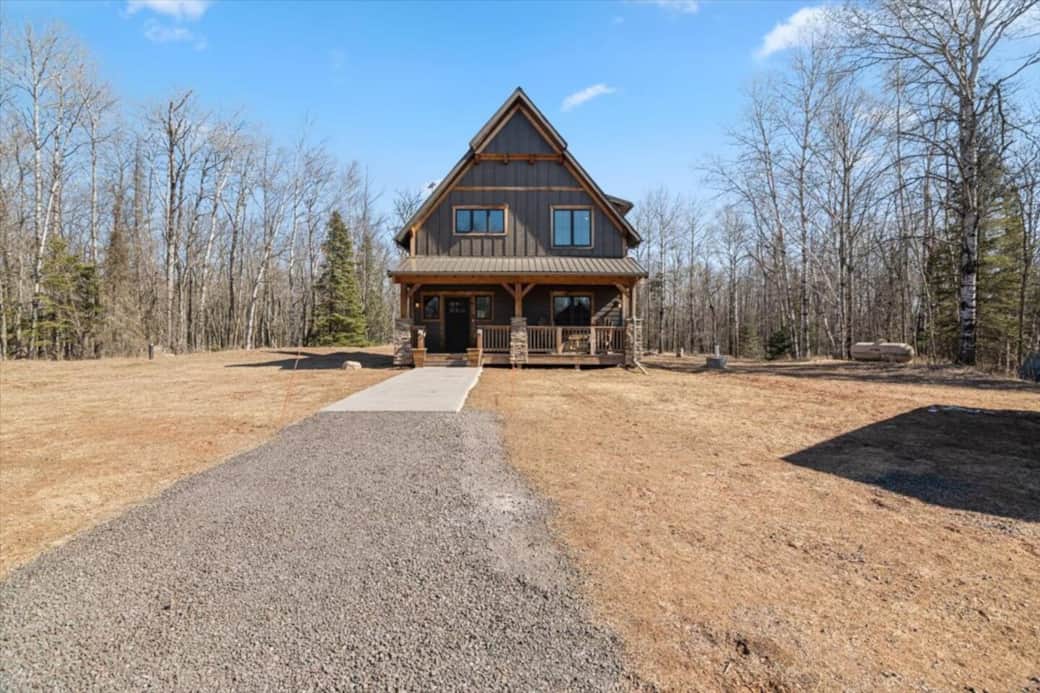 Custom timber built home nestled on 40 private heavily forested acres.