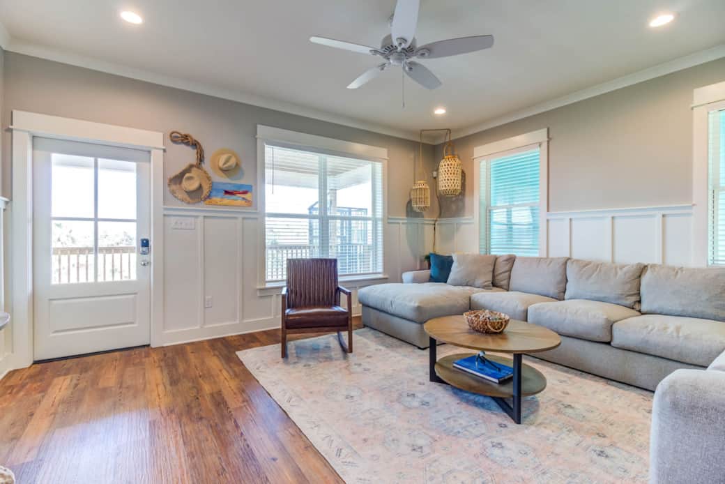Took the bayt living area with seating for any large group Took the bayt living area with seating for any large group
