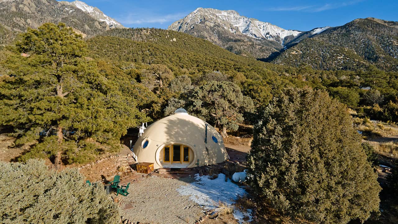 Dome Sweet Dome Nestled in the Sangre de Cristo Mountains