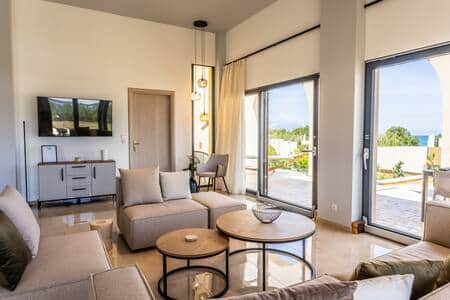 Living room and satellite TV