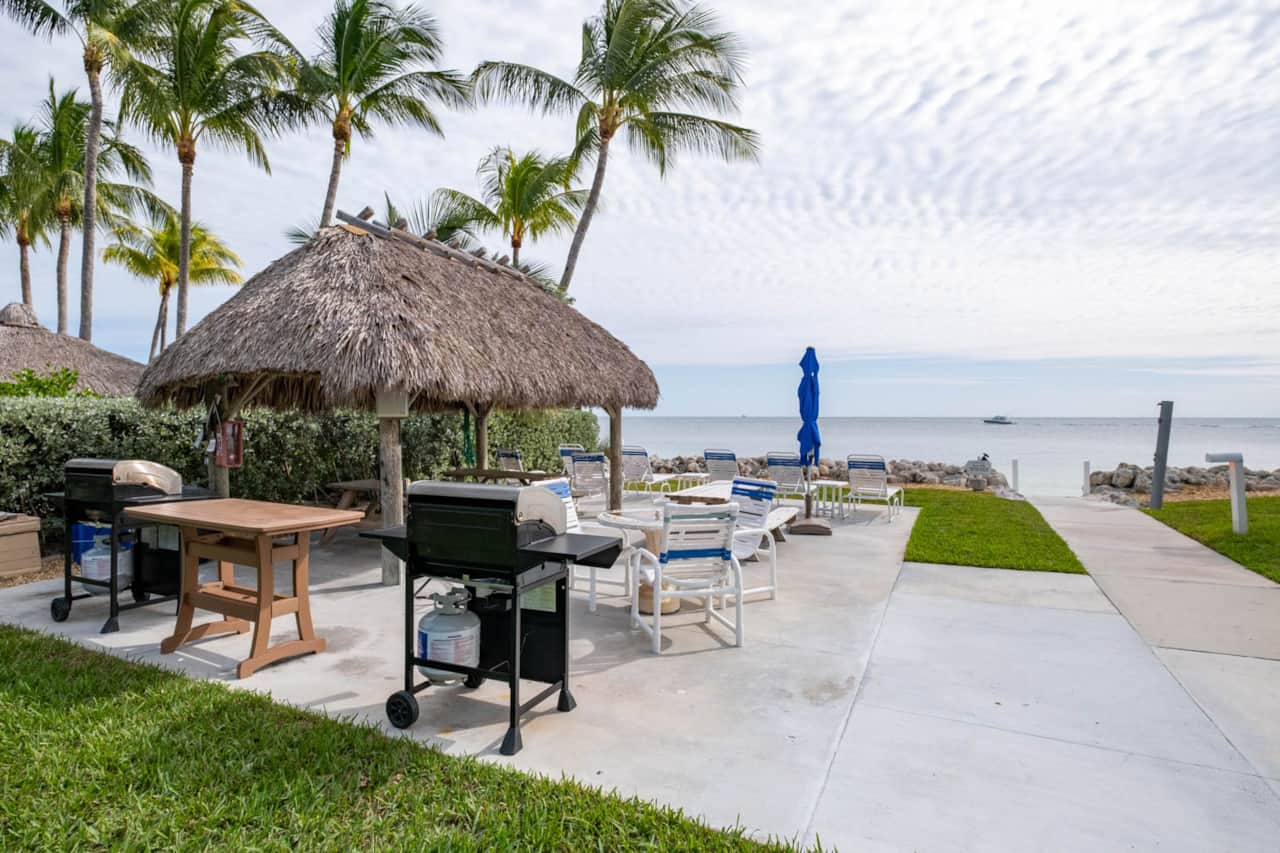Tiki Barbeque picnic tables
