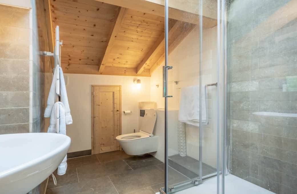 Upstairs shower room