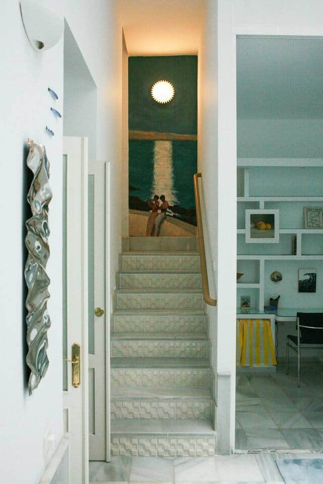 The ground floor includes Room 1, office space, and a bathroom.