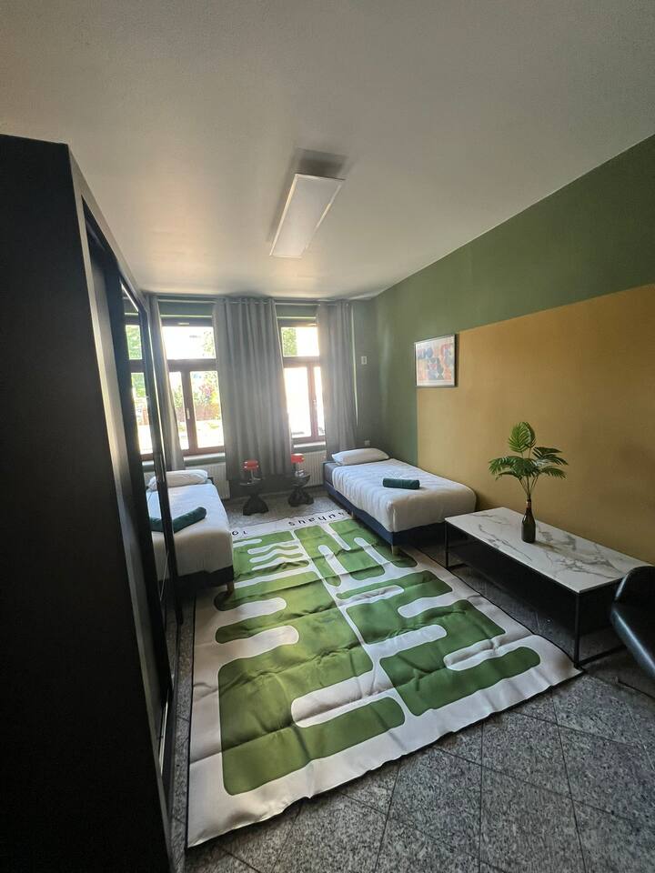 Apartment Leipzig Altlindenau – 4 Pers., Parkplatz