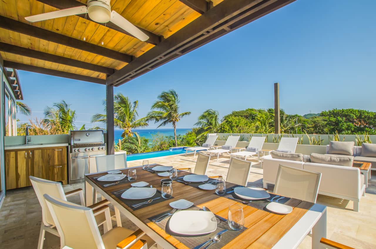 Grilling On Your Weber BBQ and Enjoying the Outdoor Dining, Lounging and Infinity Pool!