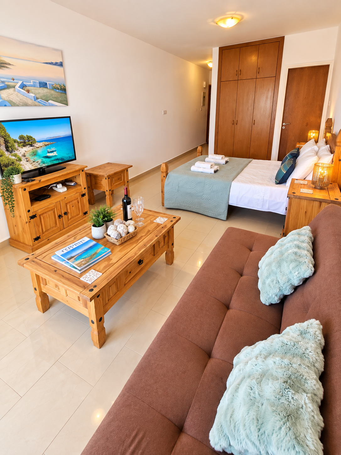 Comfortable studio with TV and Wifi