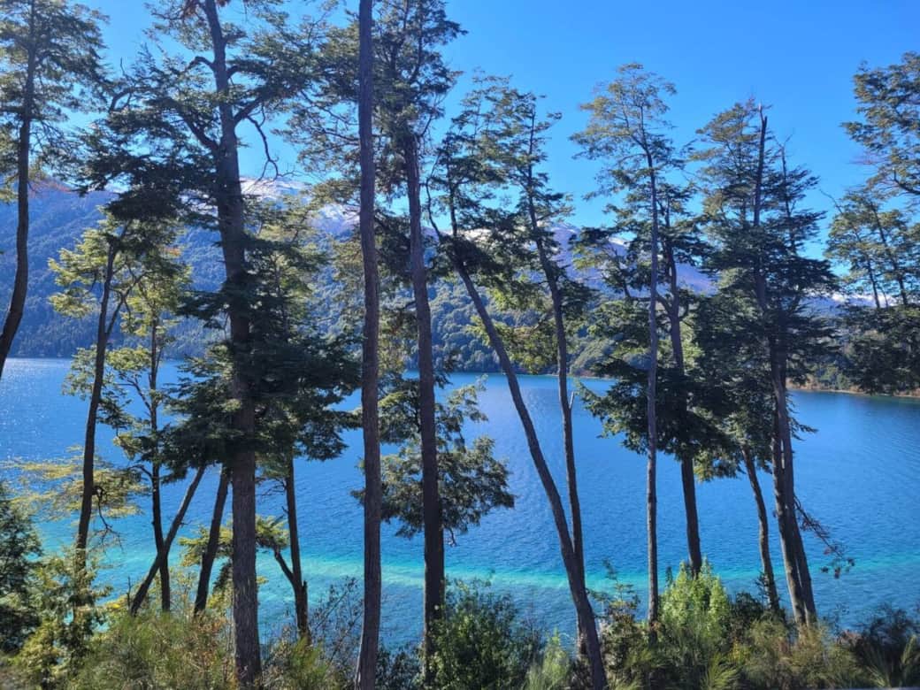 Maravillosa vista al Lago Correntoso y Cerros