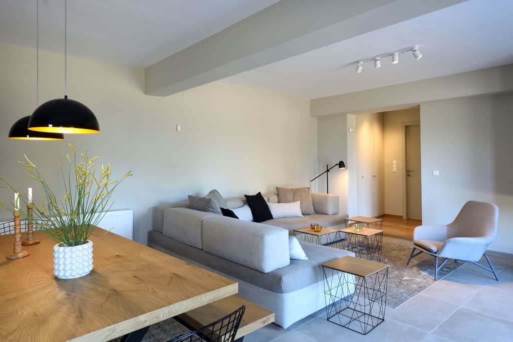Living room and Kitchen