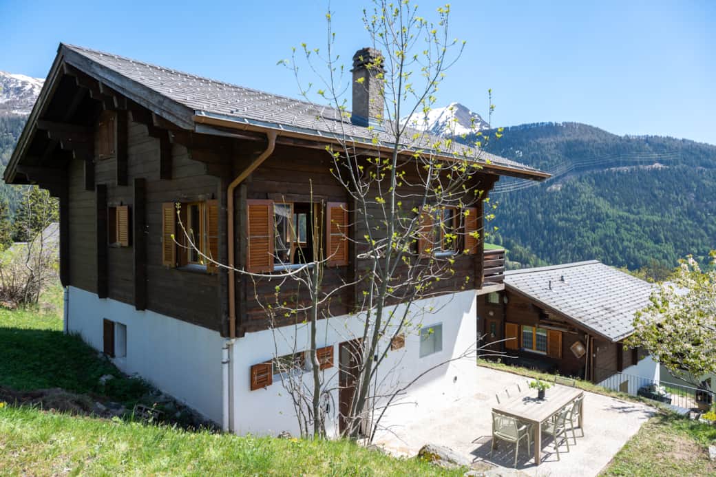 Aussensicht und Terrasse