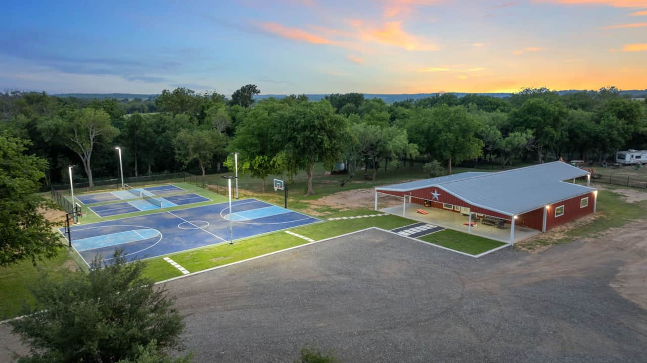 Clubhouse and Sports Courts