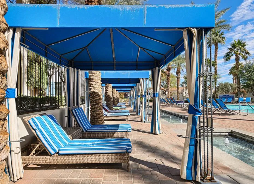 Cabanas at Main Pool