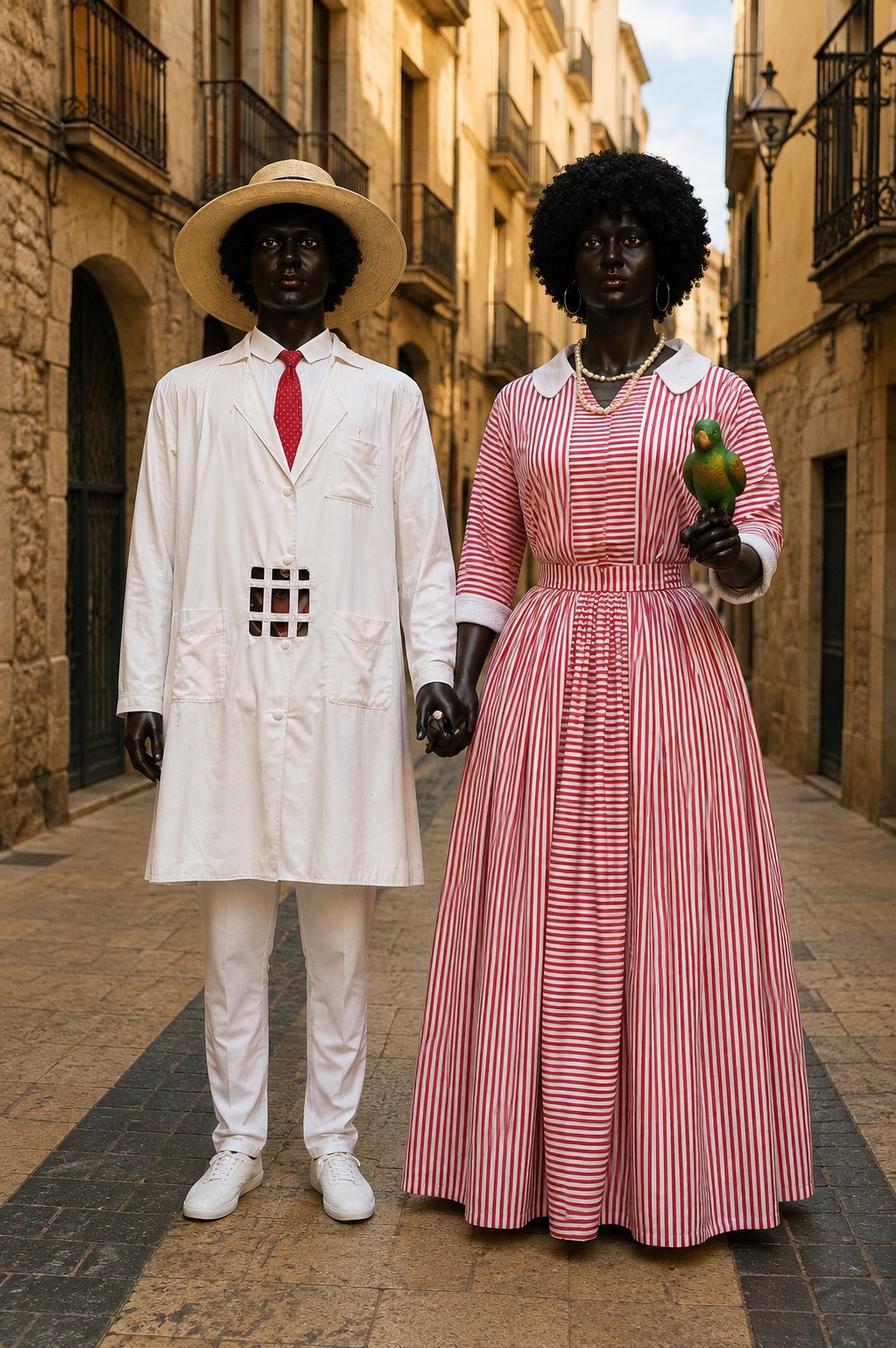Traditional characters of the Seguici Popular during Santa Tecla in Tarragona