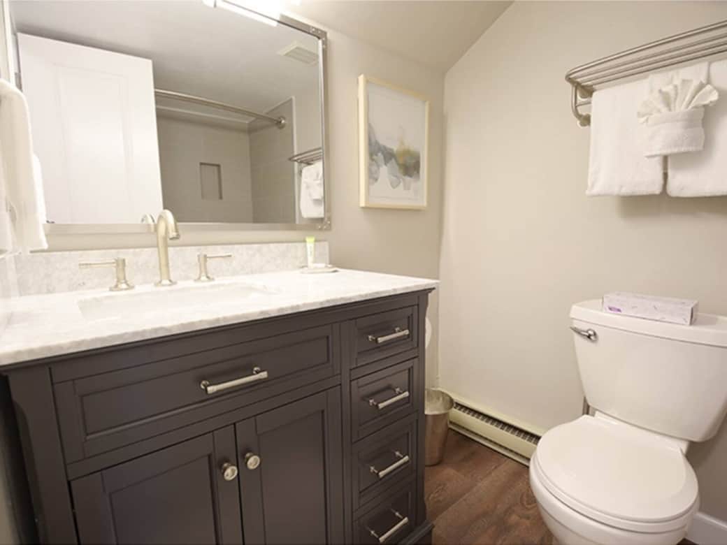 Lower-level bathroom includes complimentary toiletries for your convenience. Traveling with little ones? We’ve got a baby bathtub and other thoughtful touches to make your stay smooth and stress-free. Lower-level bathroom includes complimentary toiletries for your convenience. Traveling with little ones? We’ve got a baby bathtub and other thoughtful touches to make your stay smooth and stress-free.
