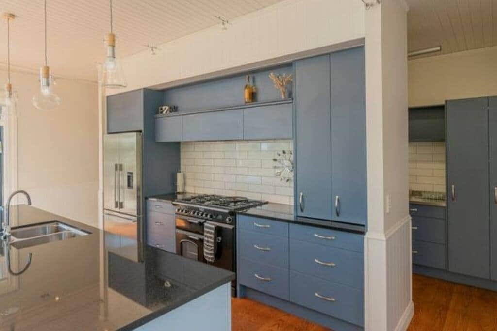 Spacious kitchen with scullery