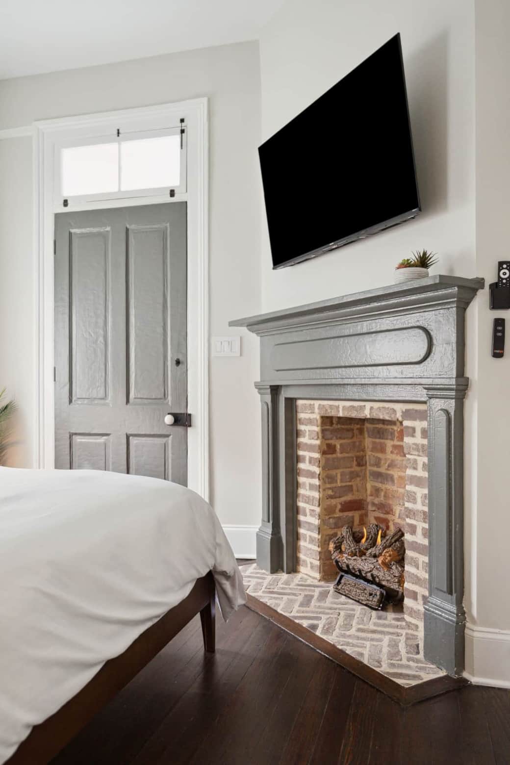 Restored Gas Fireplace