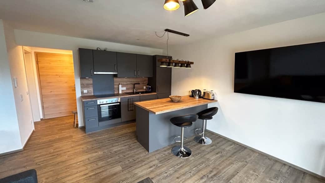 Wohnzimmer mit Küche Wohnzimmer mit Küche