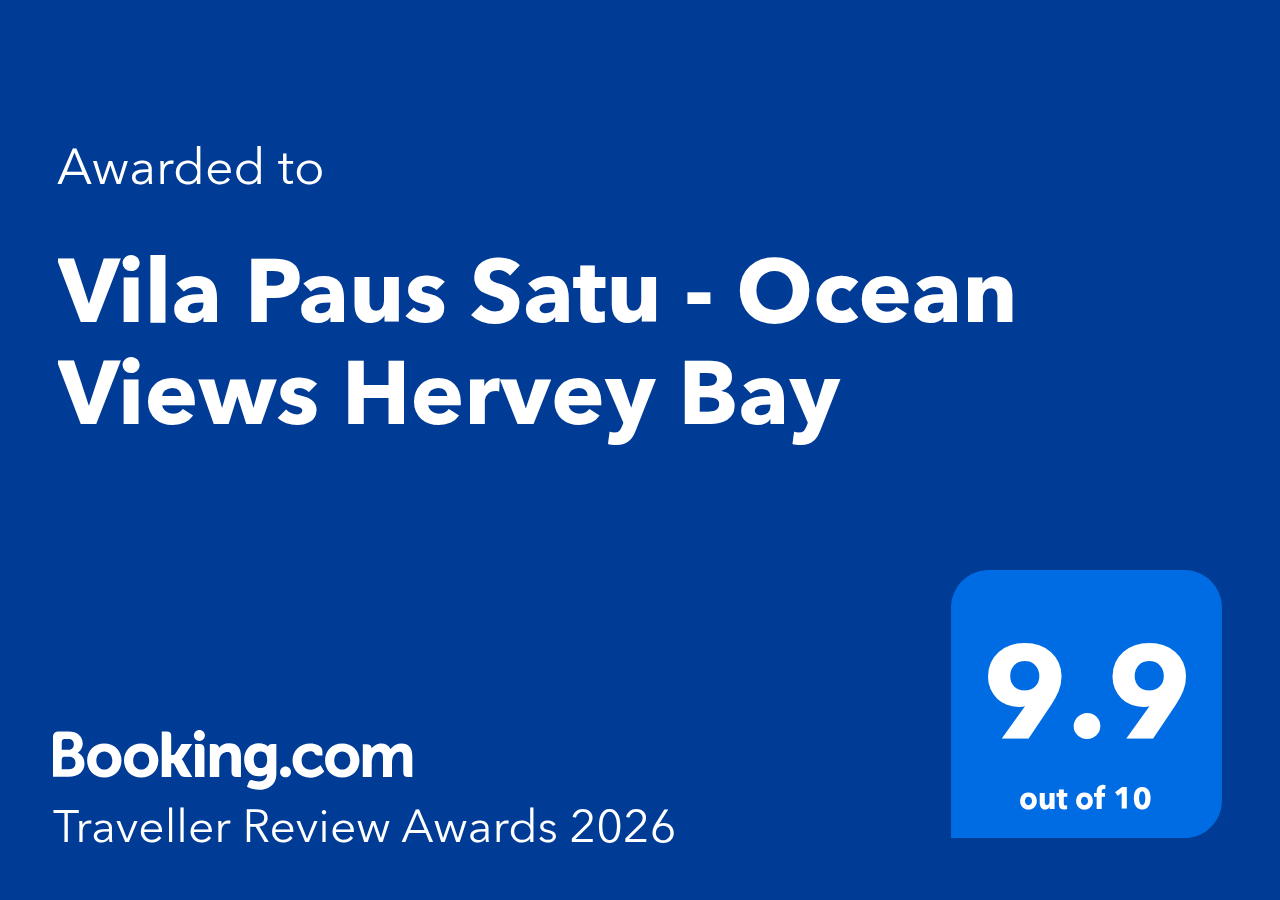 Traveller Review Award 2026 Rated 9.9/10 by Booking.com guests