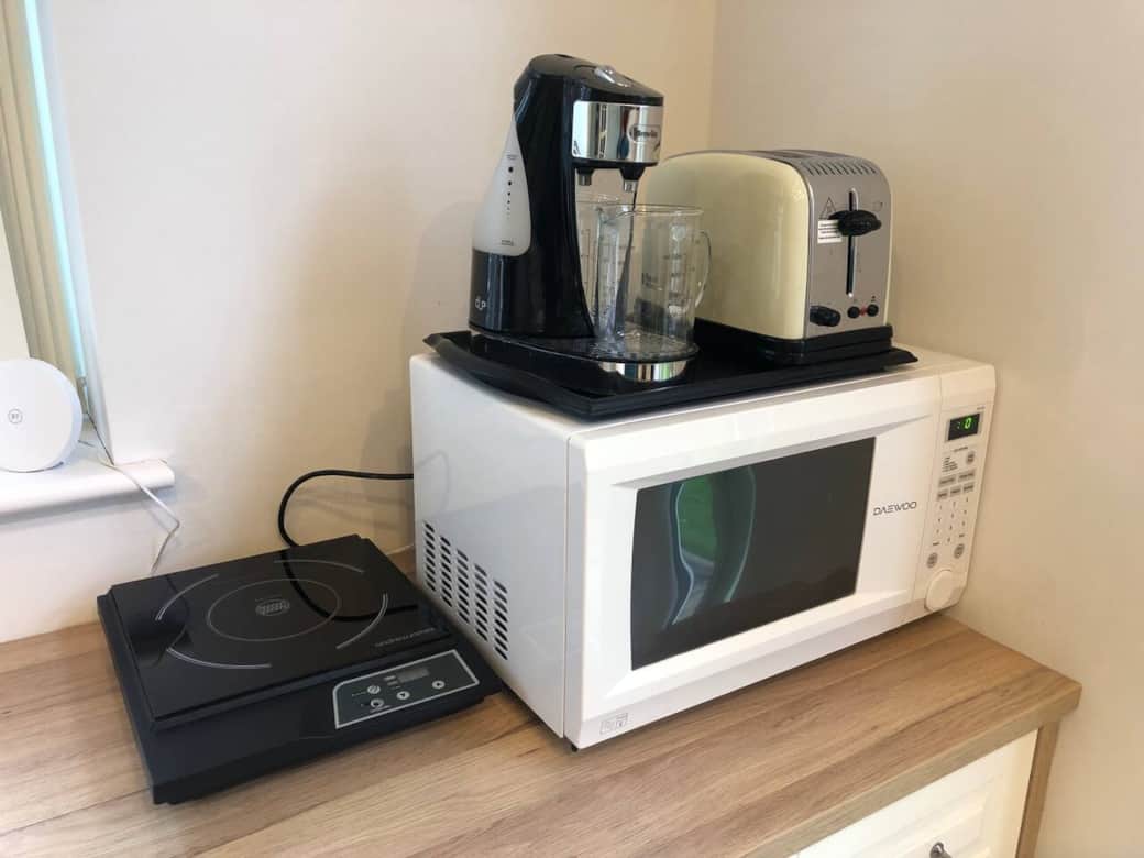 Microwave, Toaster, Kettle & Induction Hob