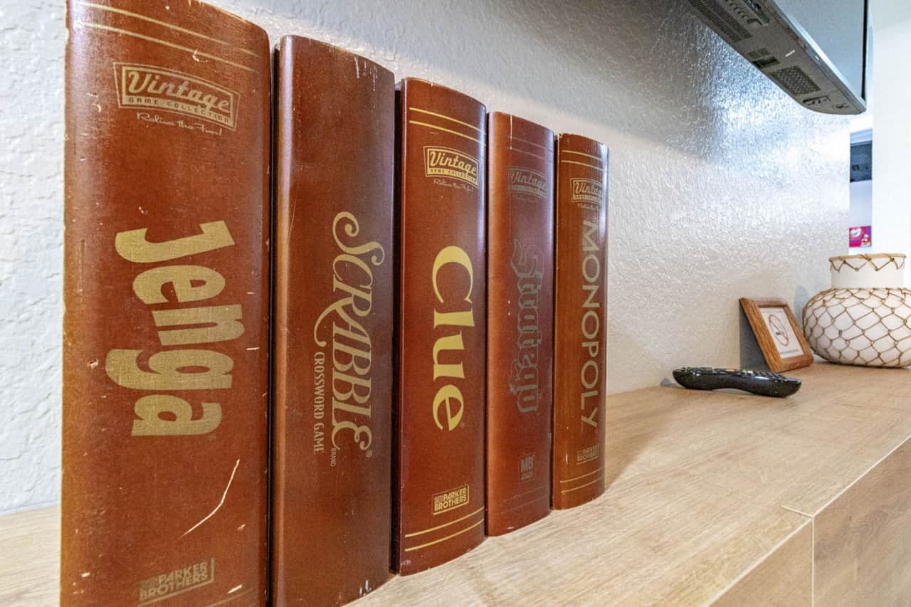 Games provided for your pleasure at Mickey's Dreamland Retreat