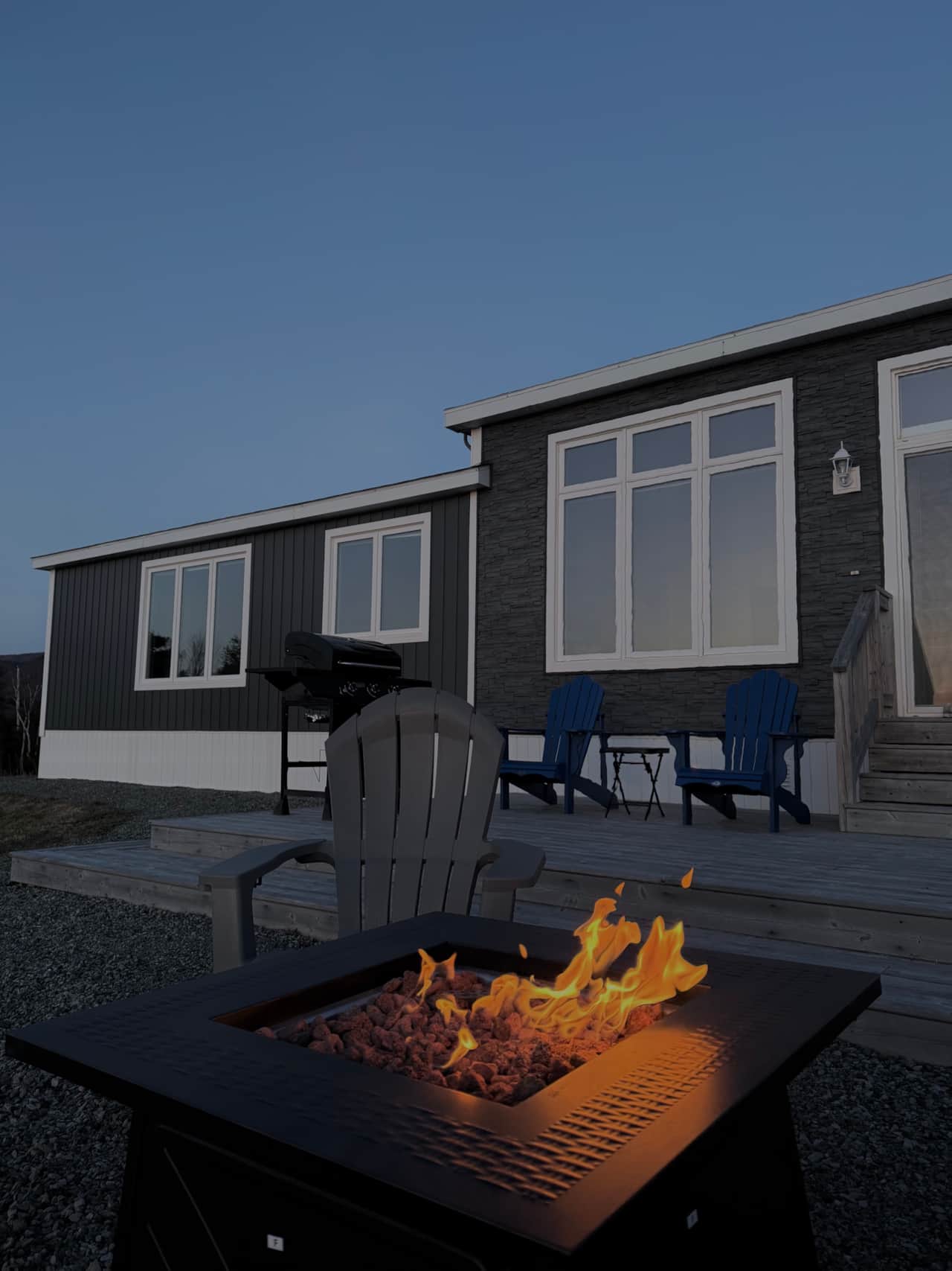 Enjoy our newest addition - Propane Firepit