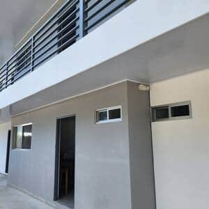 Seven units in a two-story bulding