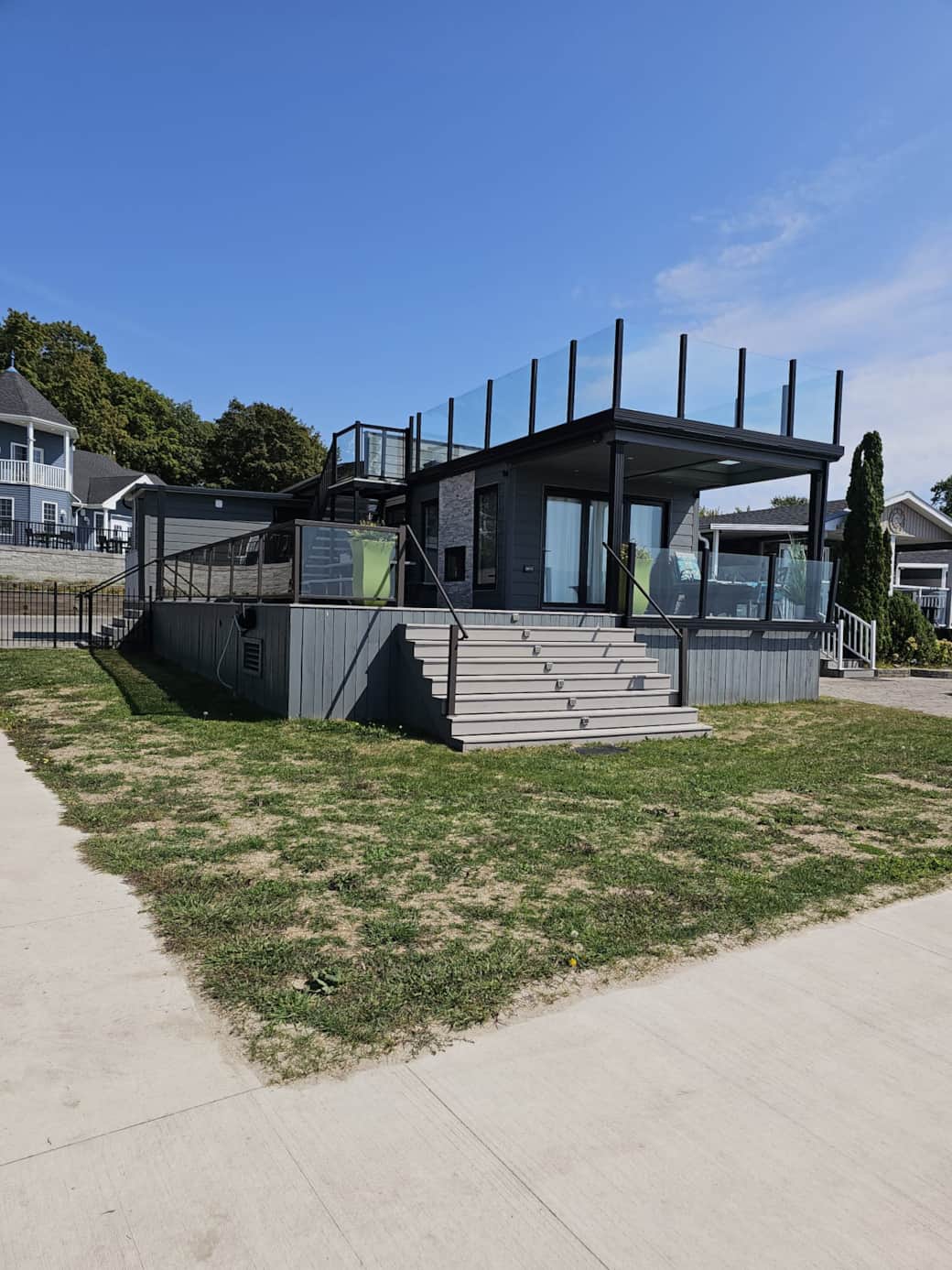 Exterior view from beach