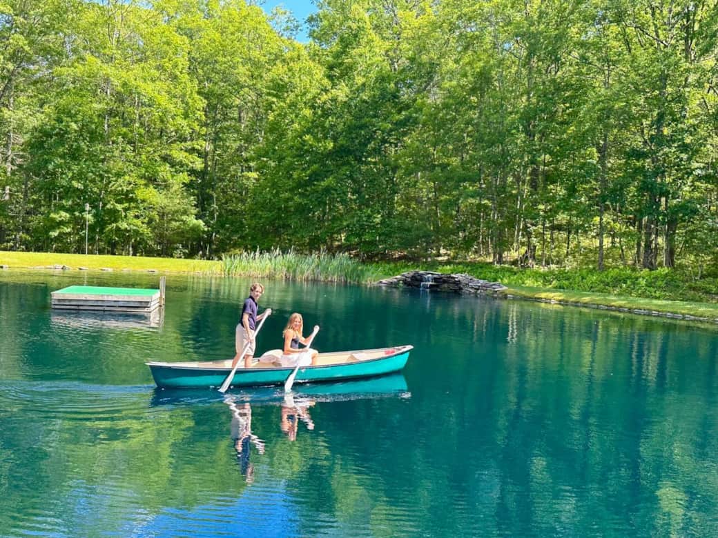 Enjoy full access to the gorgeous private pond.