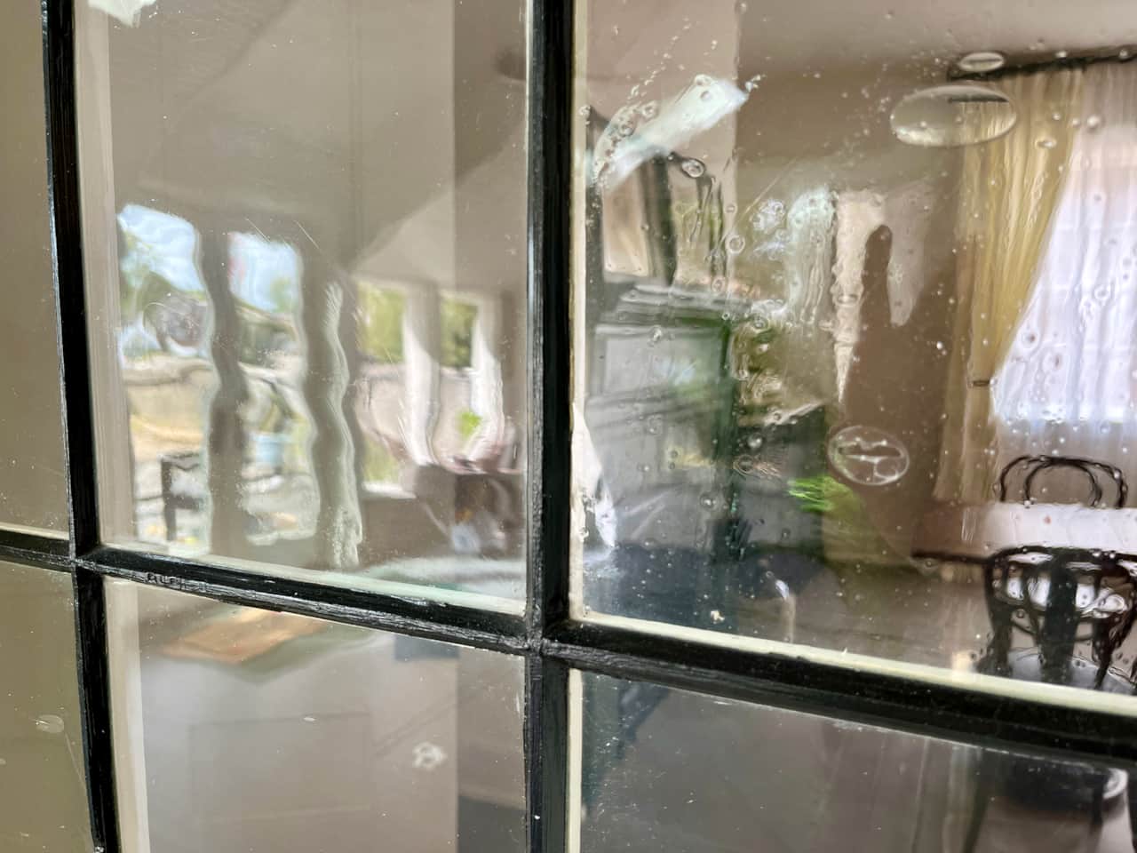 Gazing through a preserved 1805 window