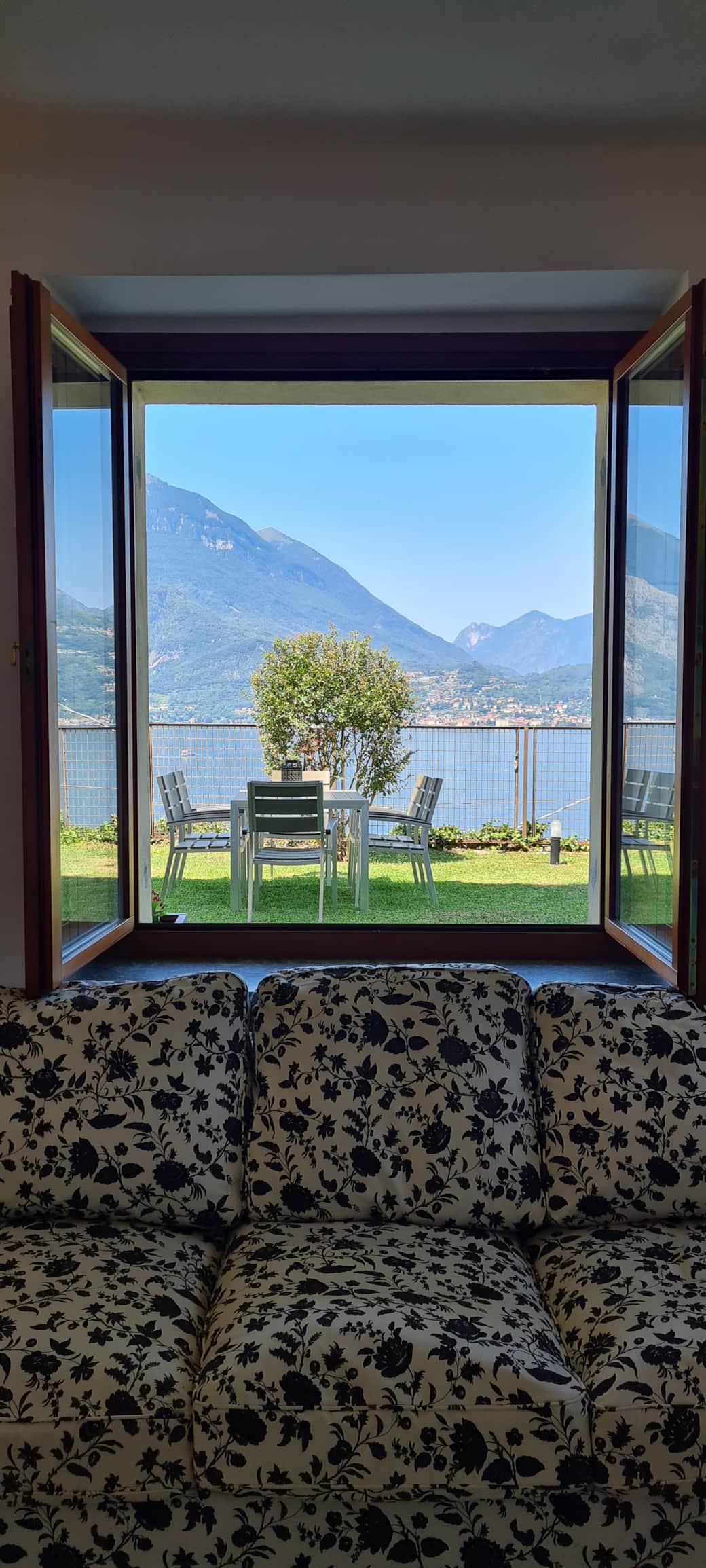 Garden and lake view