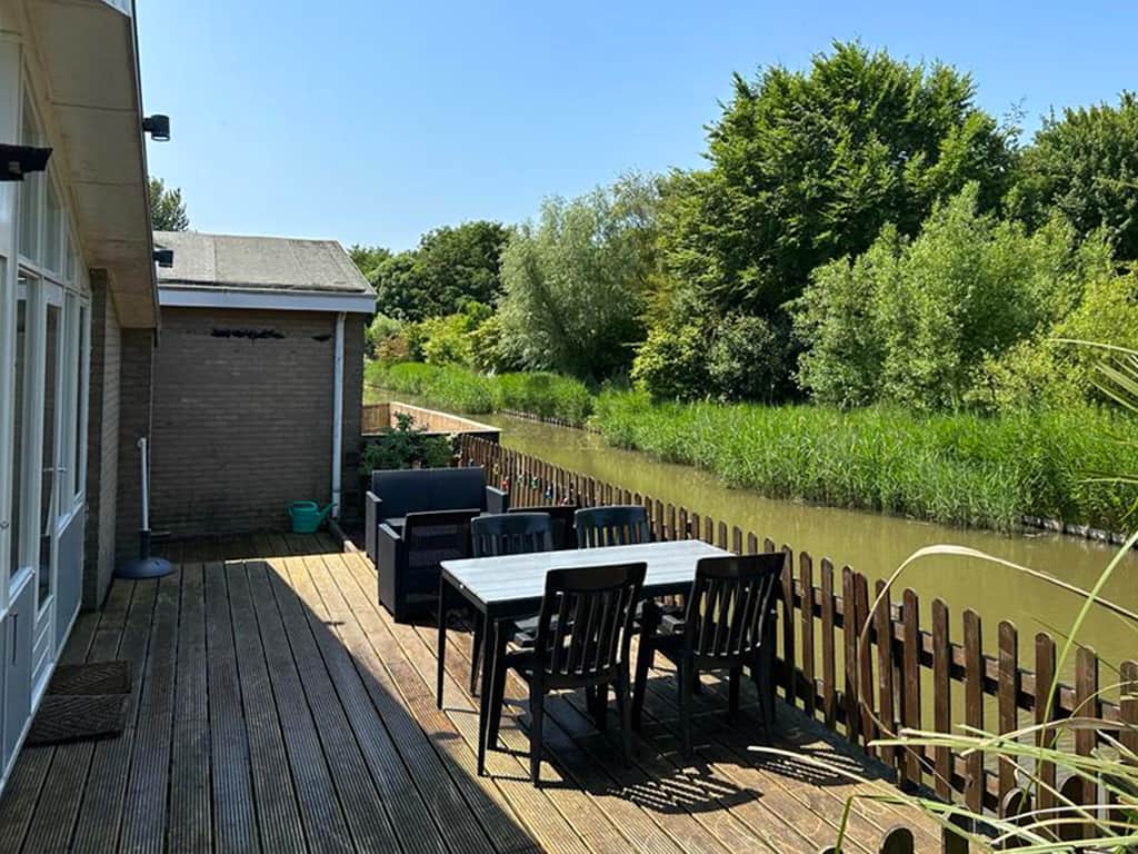 Terrasse am Ferienhaus