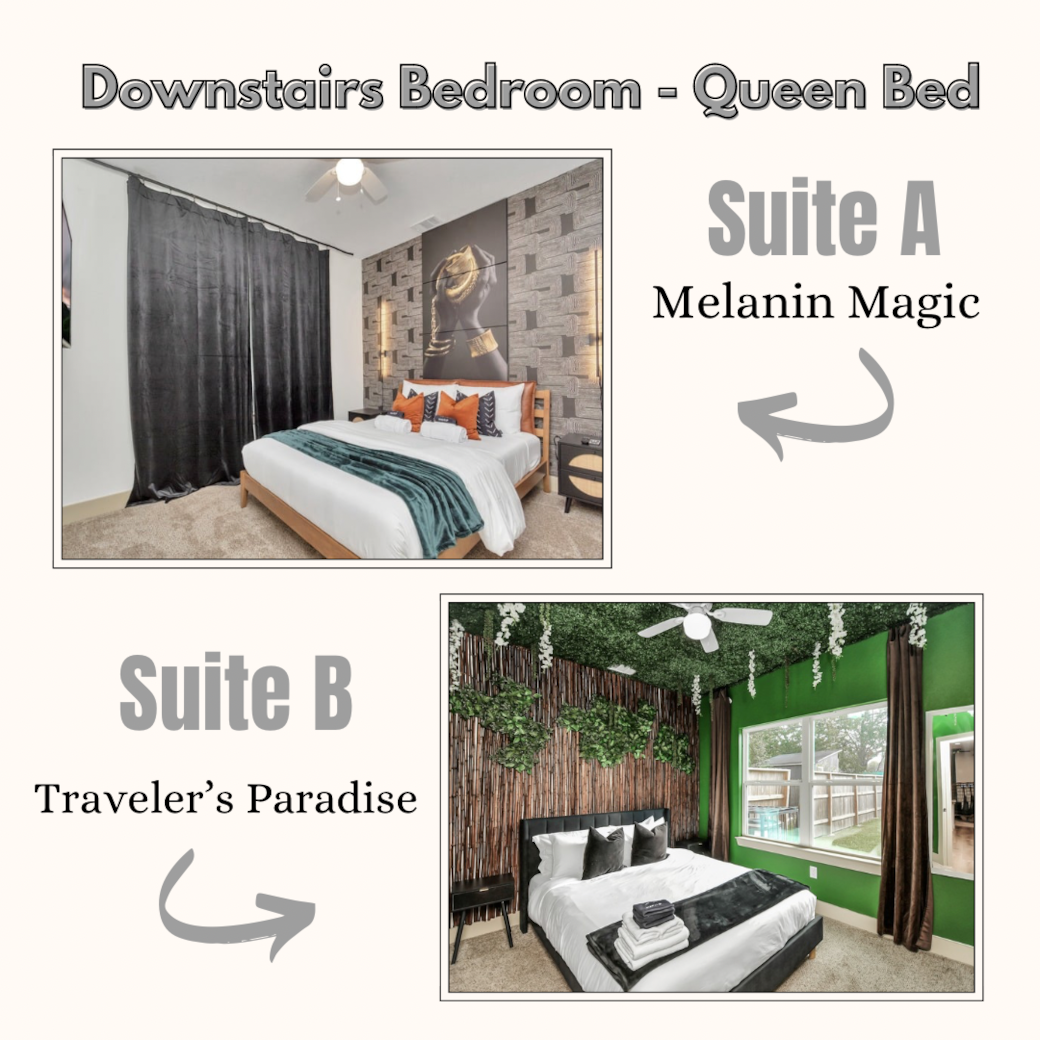 Downstairs Bedroom - Queen Size Bed Downstairs Bedroom - Queen Size Bed
