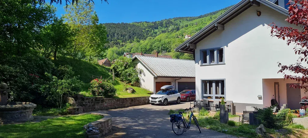 Vue sur les deux terrasses privatives