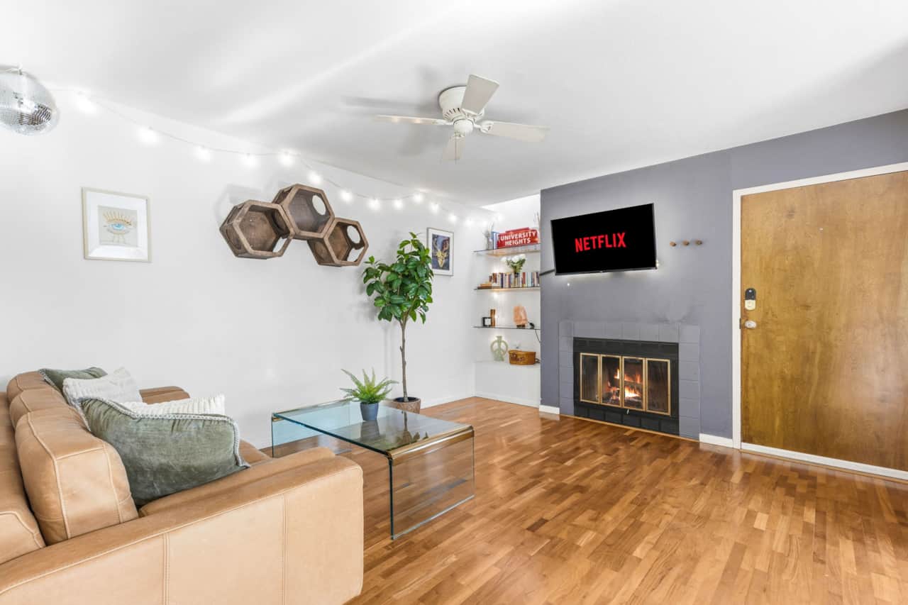 Living Open Area w/ Fireplace