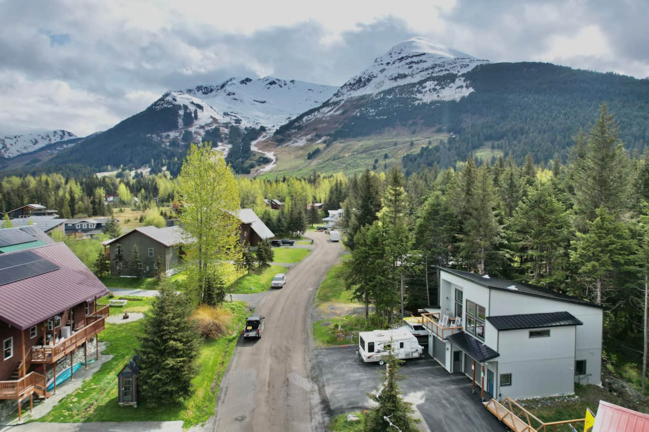 Views of Mt Alyeska and Max's