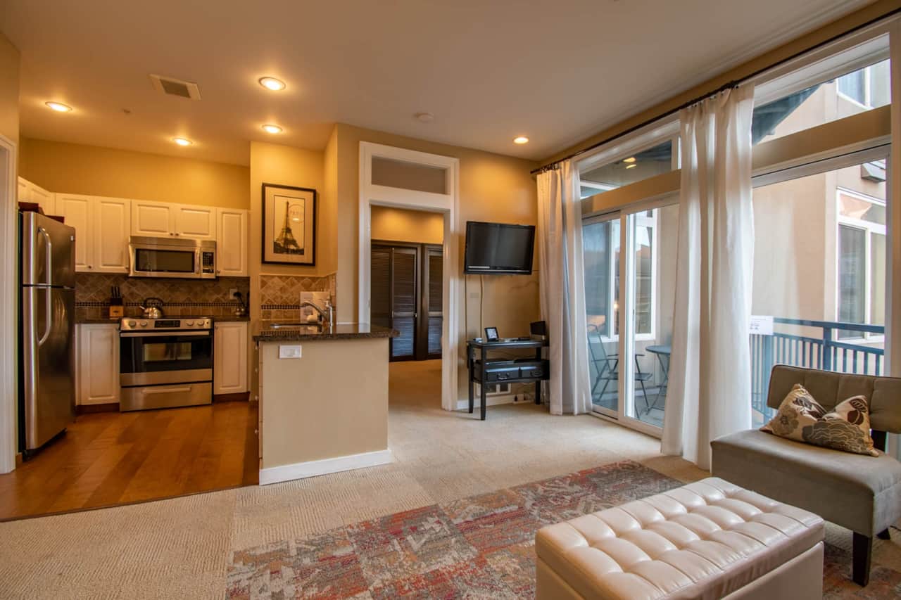 Fully Equipped Kitchen with Stainless Steel Appliances