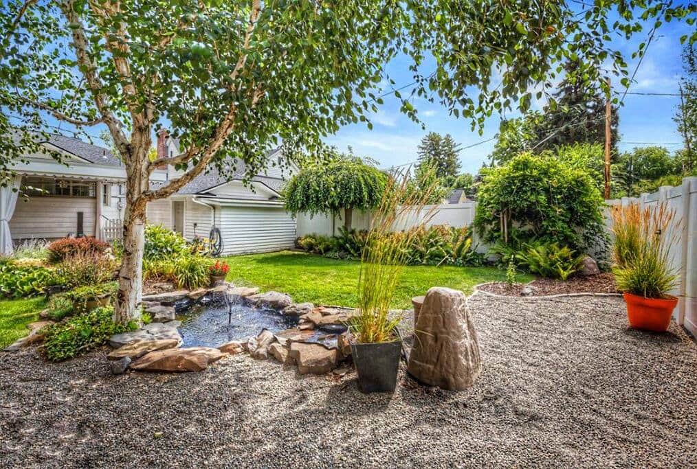 Beautiful backyard