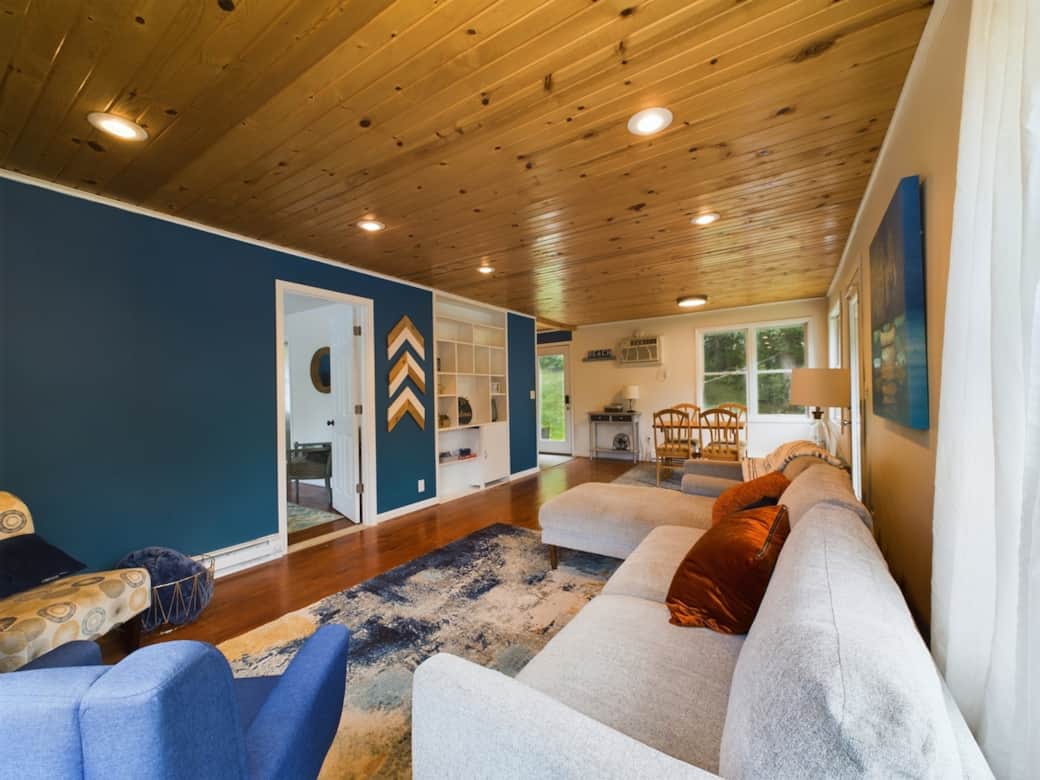 View of living space- living room/dining room