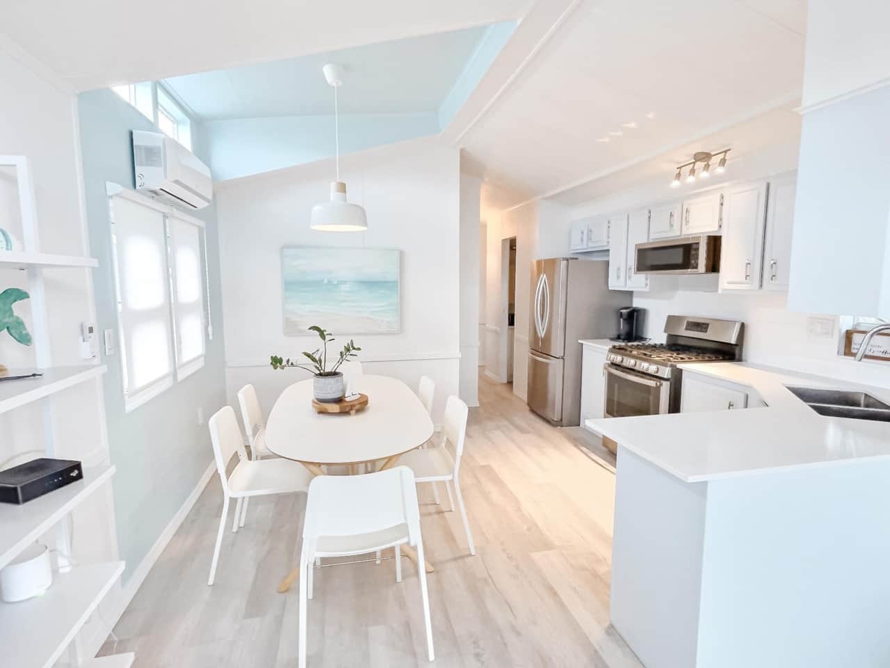 Dining and kitchen
