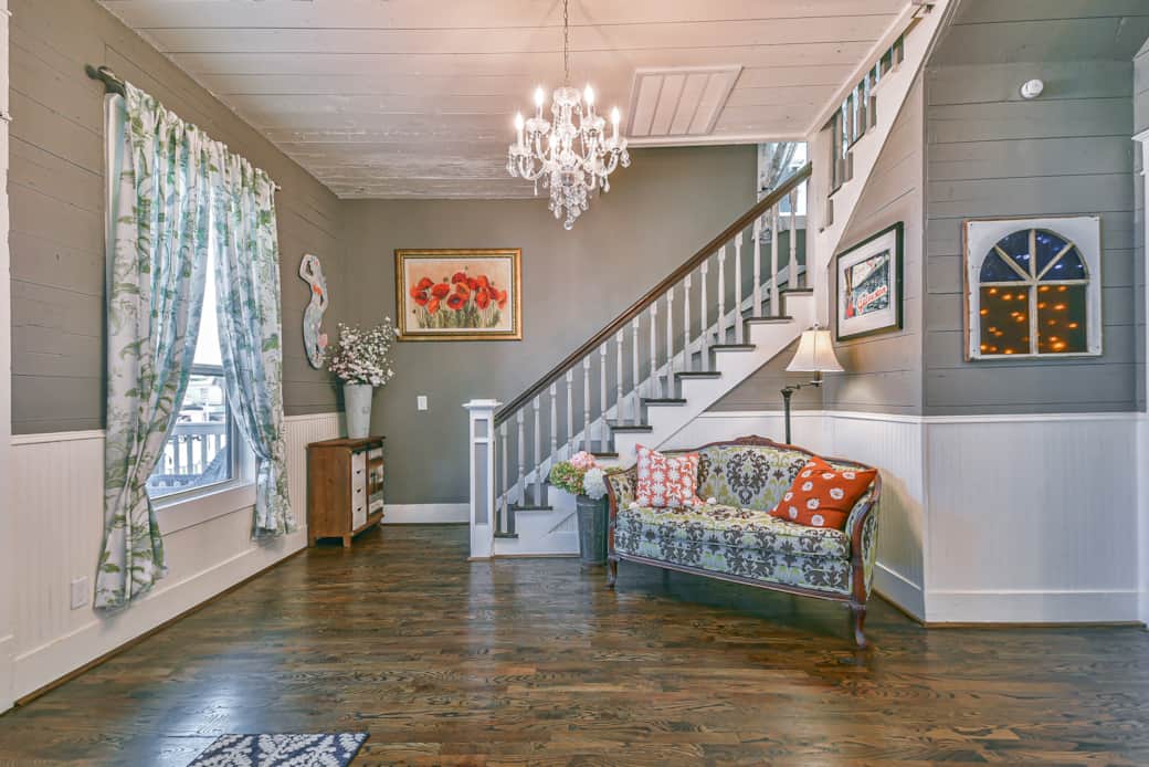 Stairs to the second floor! Stairs to the second floor!