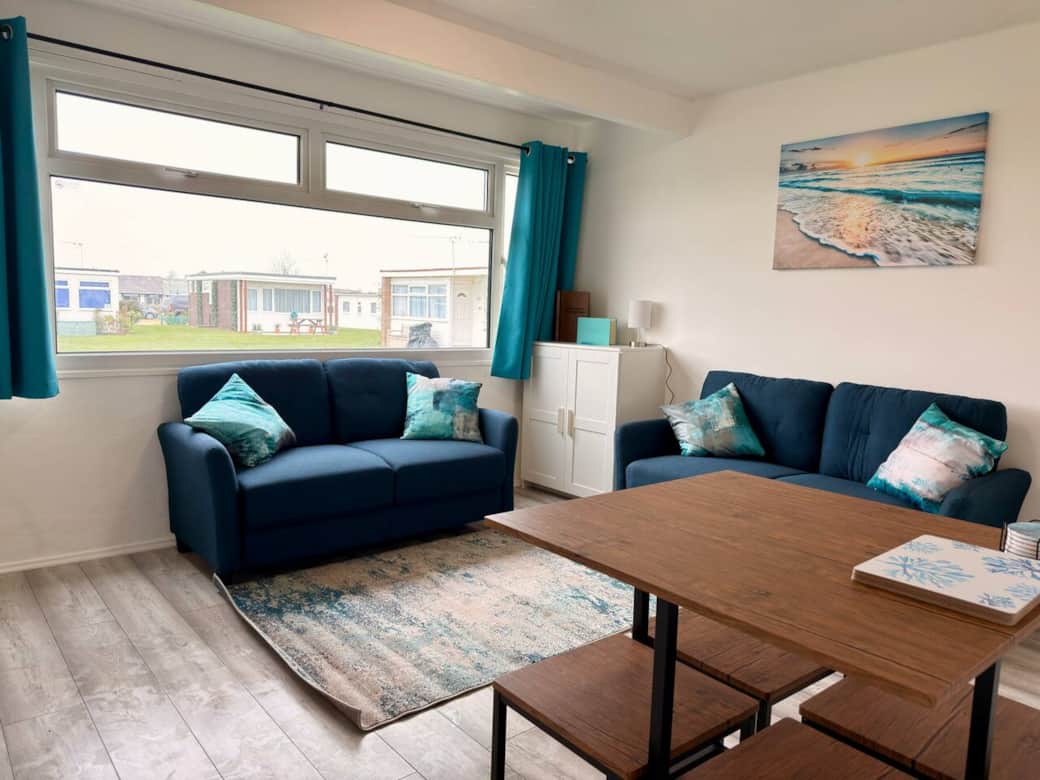 Bright living space with two sofas – perfect for relaxing together