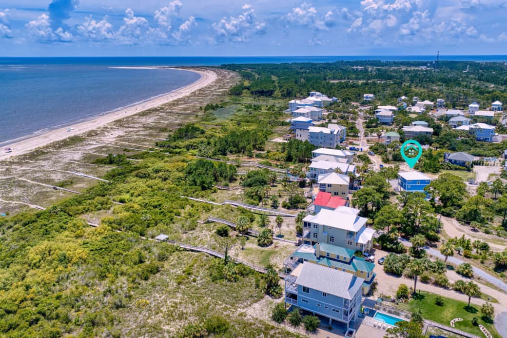 Location of home on Cape