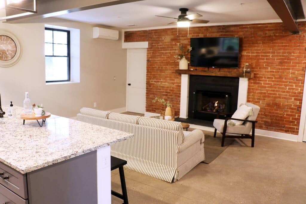 Open Concept Living and Kitchen