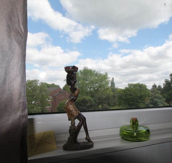 Blick aus dem Schlafzimmer