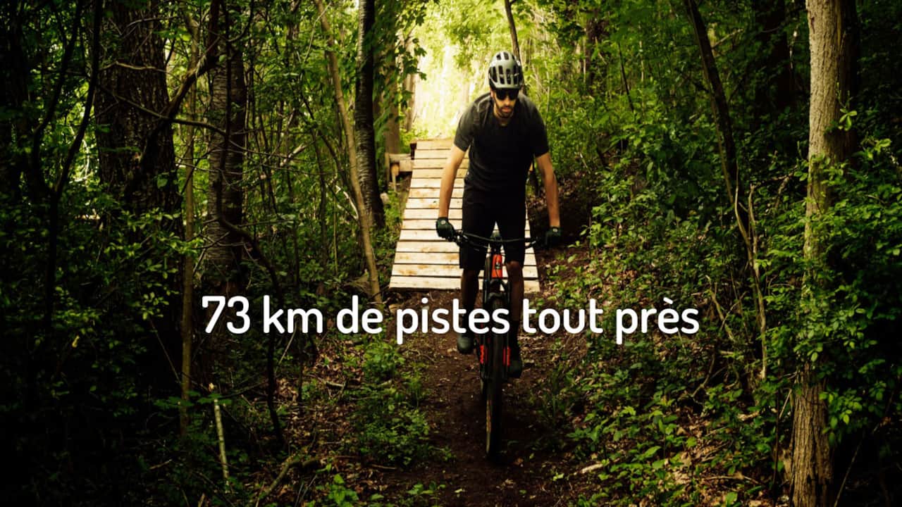 73 km of trails nearby