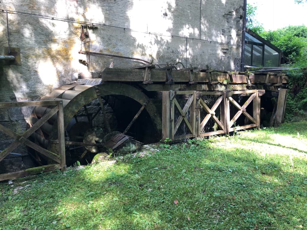 Moulin de Condamine - Roue à aube