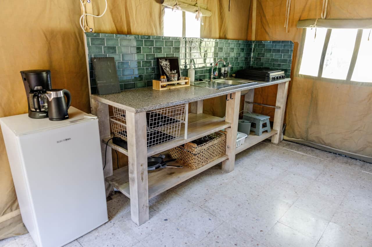 Safaritent Afrika keuken