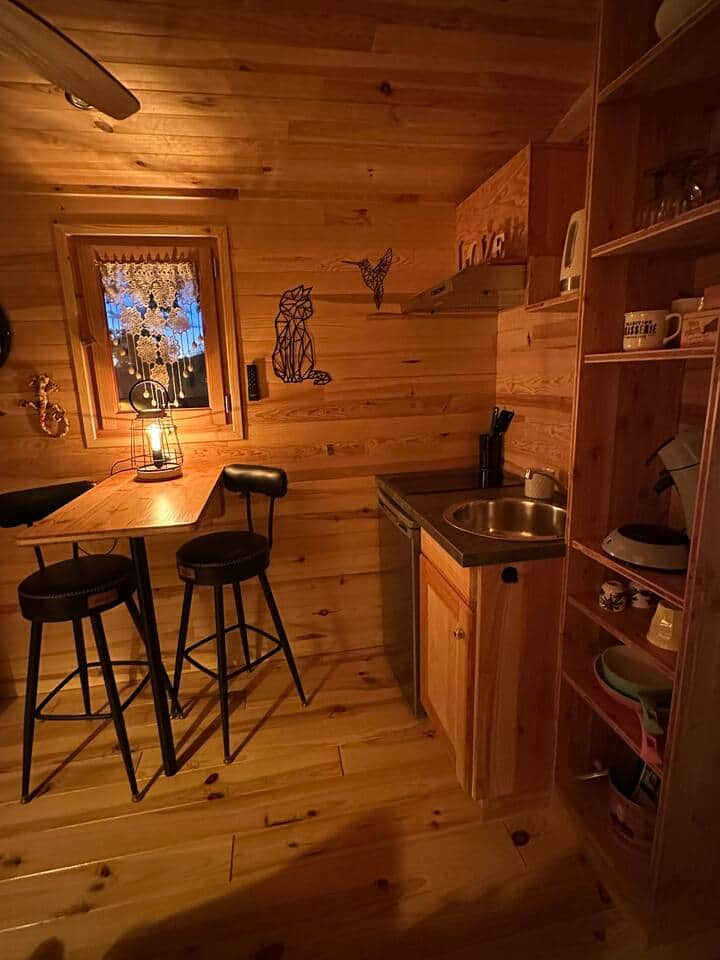 Kitchenette roulotte Rosa Kitchenette roulotte Rosa