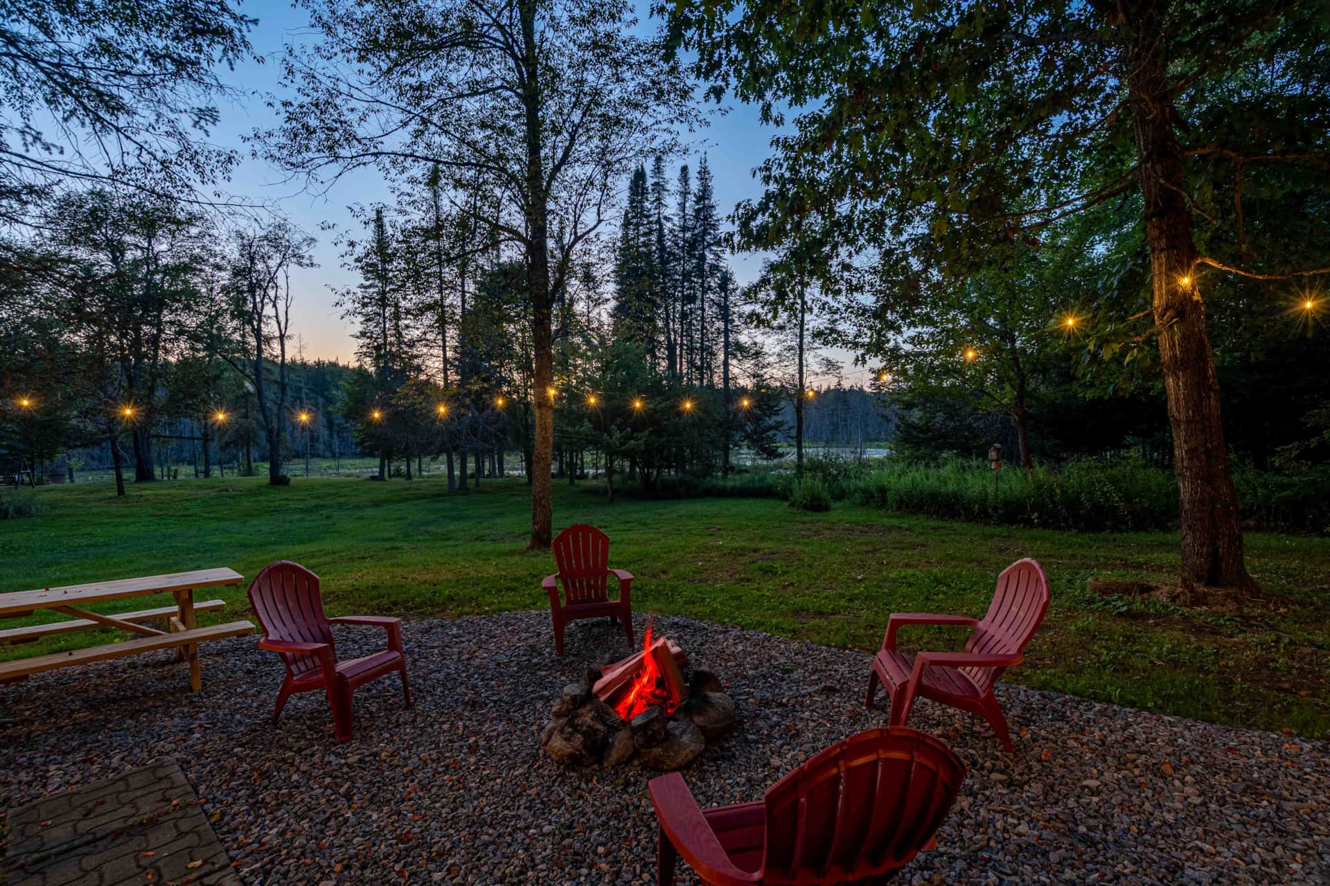 Adirondack Cabin Outdoor Space