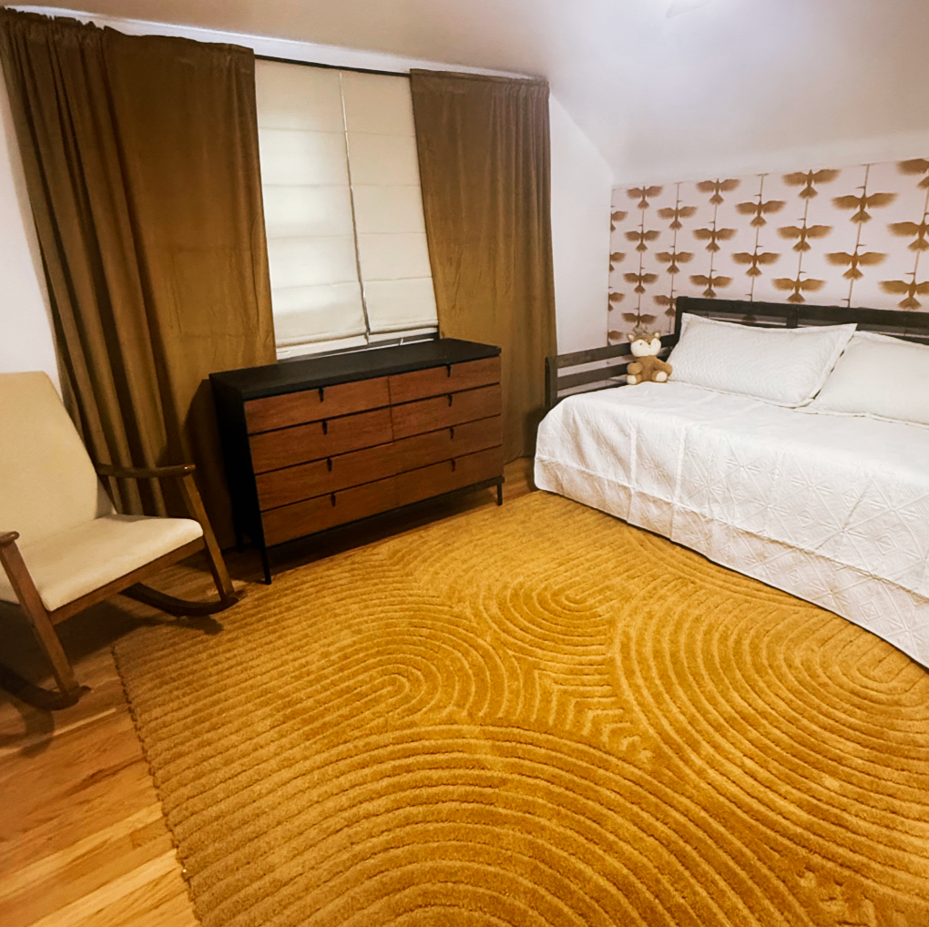 Upstairs second bedroom with twin trundle bed that can be  used as is or set up as 2 twins or a king