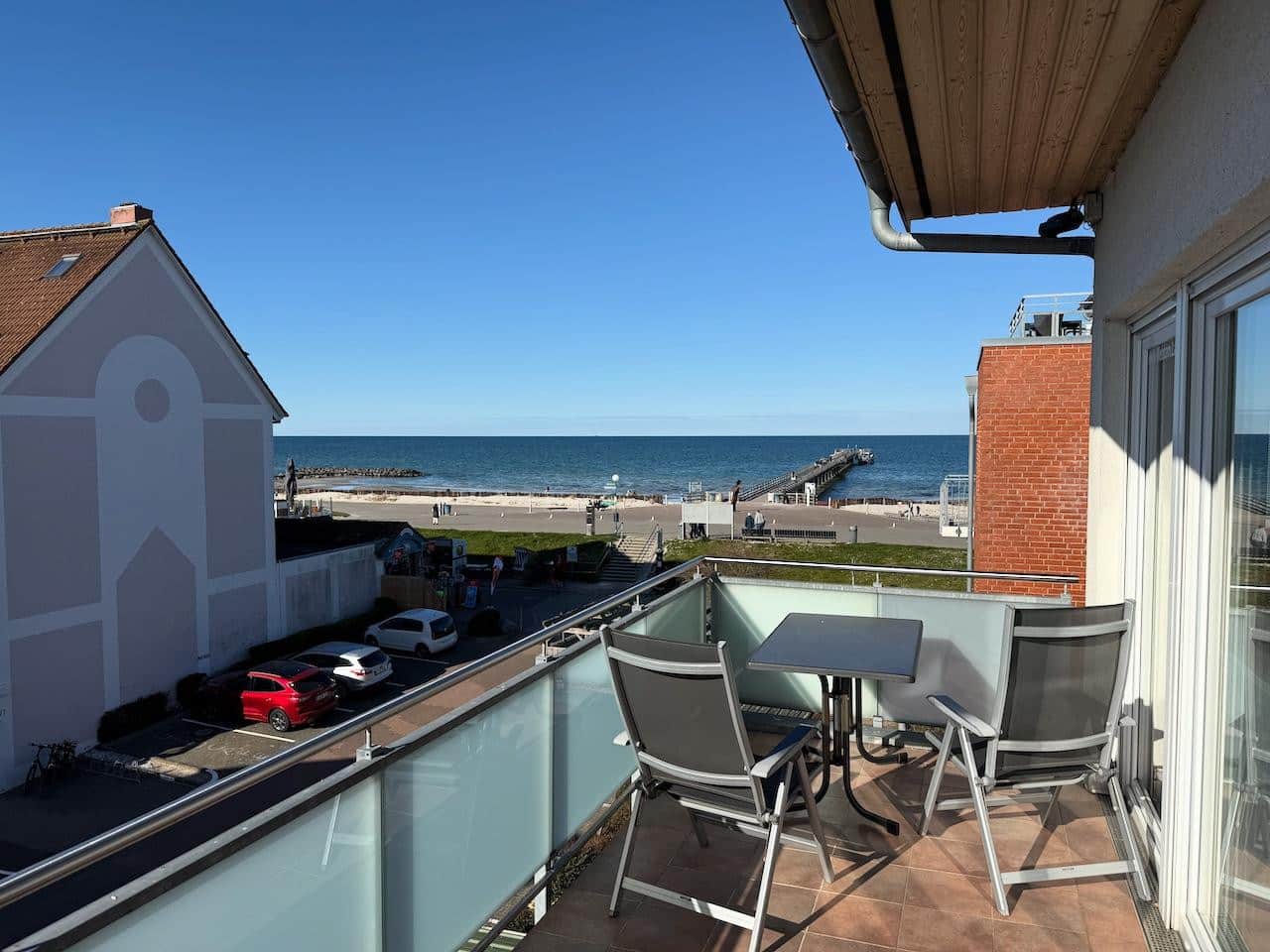Meerblick von der Dachterasse